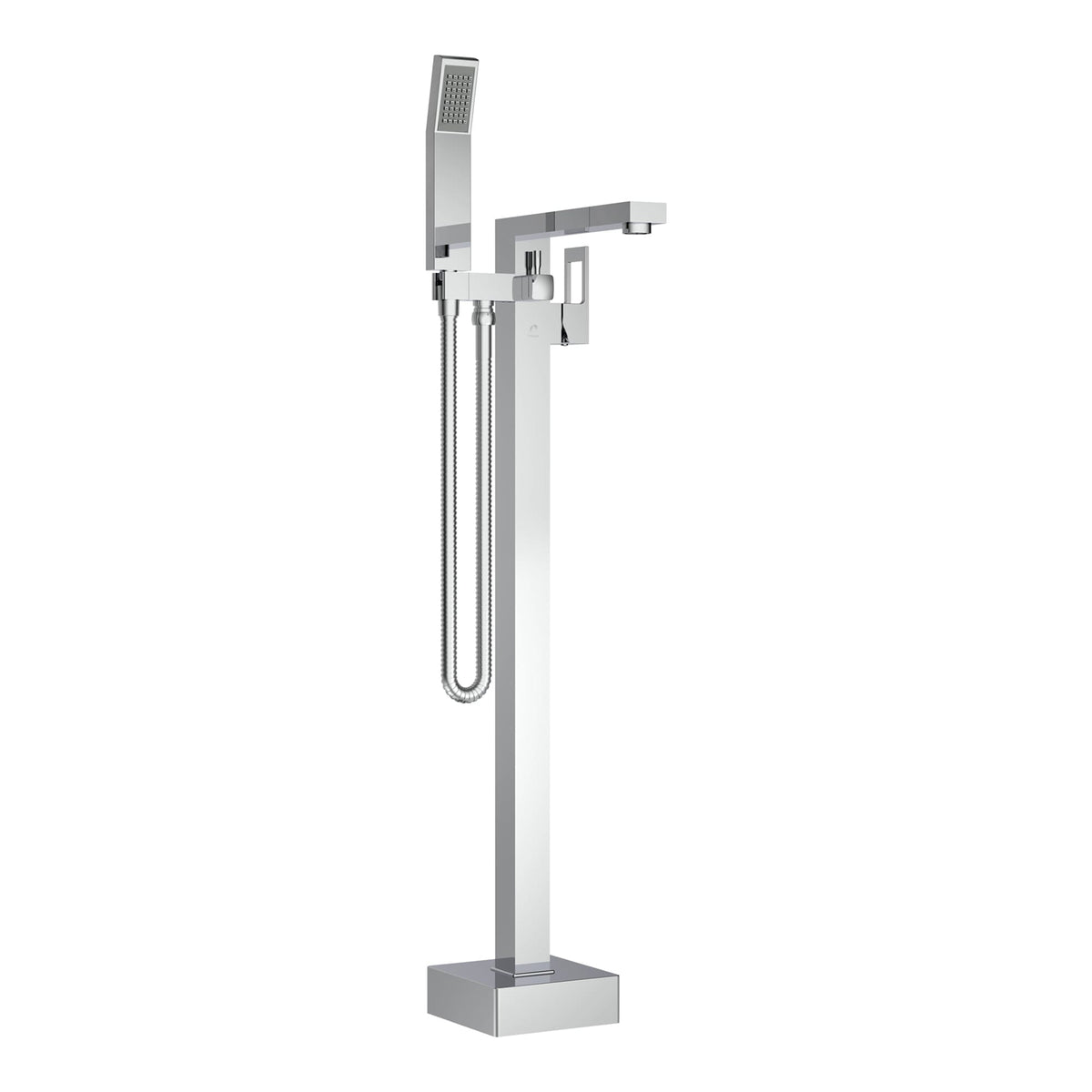 Robinet Quadrato pour bain autoportant avec douchette